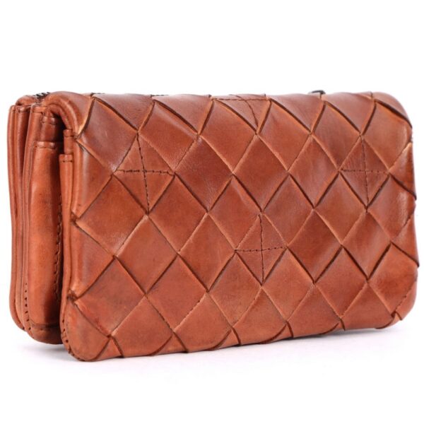 Genuine Leather Wallets for Women, Small Wallet for Ladies Zipper Coin Purse Credit Card Holder with Strap
