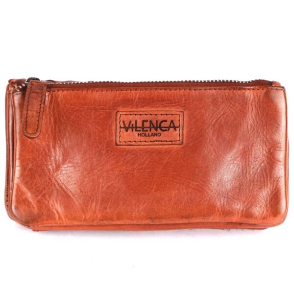 Genuine Leather Wallets for Women, Small Wallet for Ladies Zipper Coin Purse Credit Card Holder with Strap