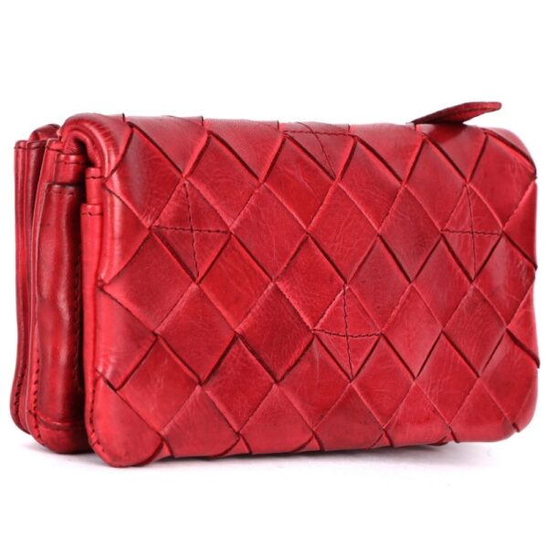Genuine Leather Wallets for Women, Small Wallet for Ladies Zipper Coin Purse Credit Card Holder with Strap
