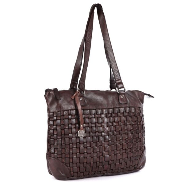Genuine Leather Women's Tote Handbags, Satchel Purse Ladies Shoulder Bags with Top Handle