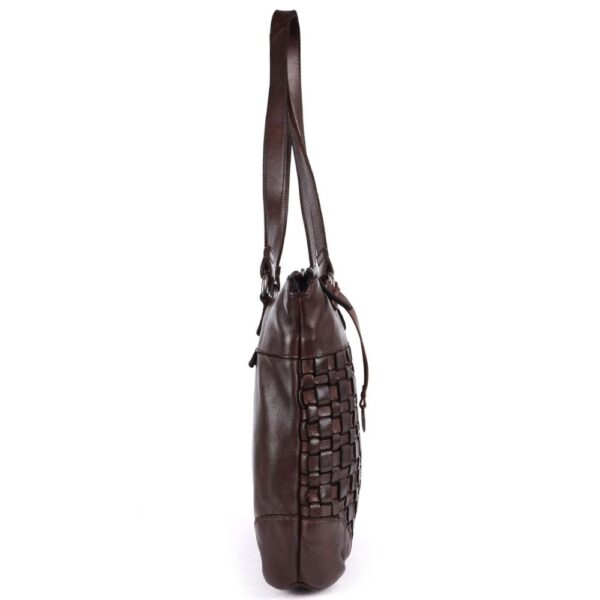 Genuine Leather Women's Tote Handbags, Satchel Purse Ladies Shoulder Bags with Top Handle