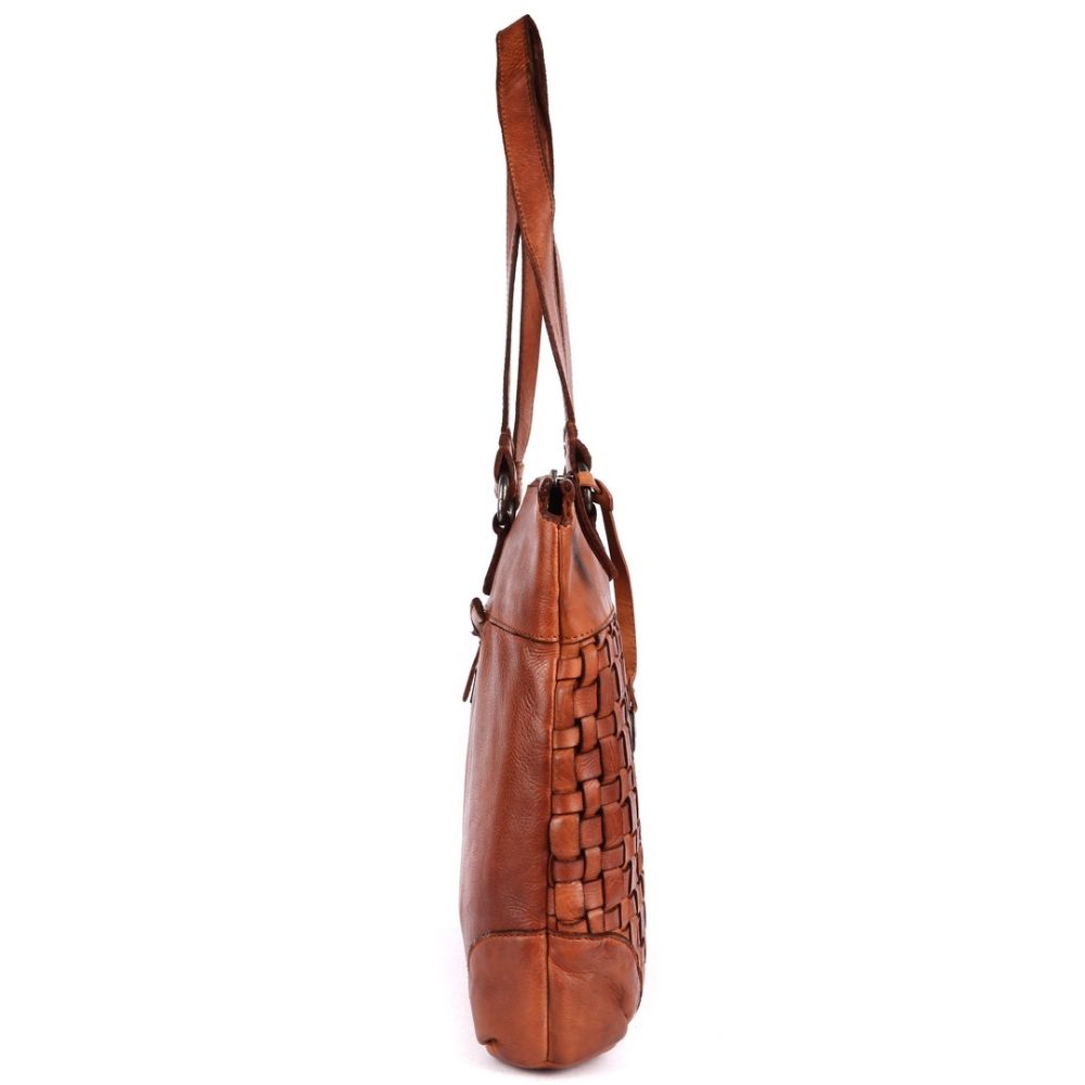 Genuine Leather Women's Tote Handbags, Satchel Purse Ladies Shoulder Bags with Top Handle