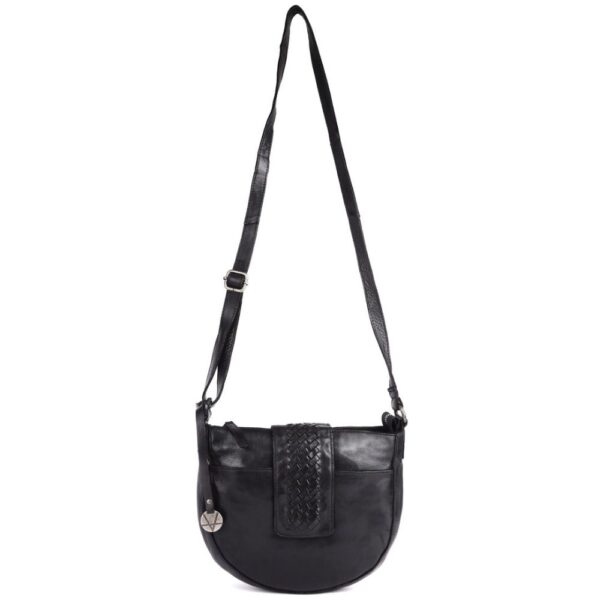 Genuine Leather Crossbody Sling Bag for Women - Trendy Casual Office Bag with Adjustable Strap