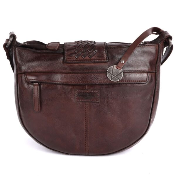 Genuine Leather Crossbody Sling Bag for Women - Trendy Casual Office Bag with Adjustable Strap