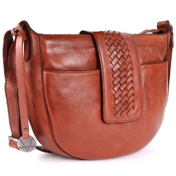 Genuine Leather Crossbody Sling Bag for Women - Trendy Casual Office Bag with Adjustable Strap