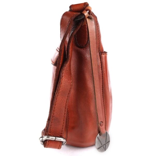 Genuine Leather Crossbody Sling Bag for Women - Trendy Casual Office Bag with Adjustable Strap