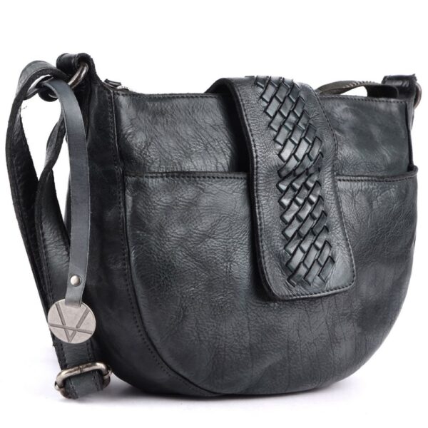 Genuine Leather Crossbody Sling Bag for Women - Trendy Casual Office Bag with Adjustable Strap