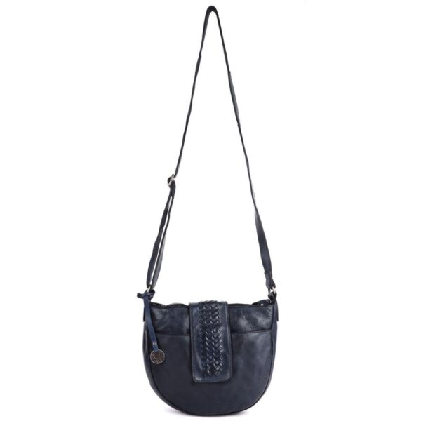 Genuine Leather Crossbody Sling Bag for Women - Trendy Casual Office Bag with Adjustable Strap