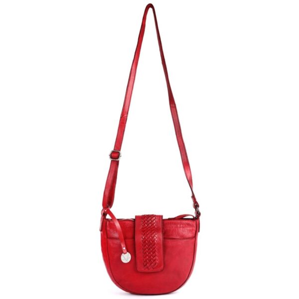 Genuine Leather Crossbody Sling Bag for Women - Trendy Casual Office Bag with Adjustable Strap