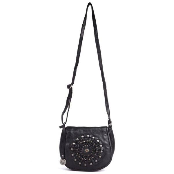 Genuine Leather Crossbody Sling Bag for Women, Purse for Women Trendy Casual Office Bag with Adjustable Strap