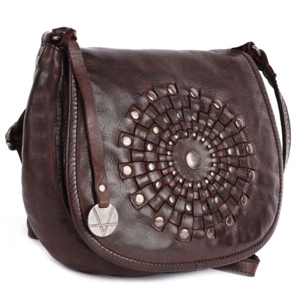 Genuine Leather Crossbody Sling Bag for Women, Purse for Women Trendy Casual Office Bag with Adjustable Strap