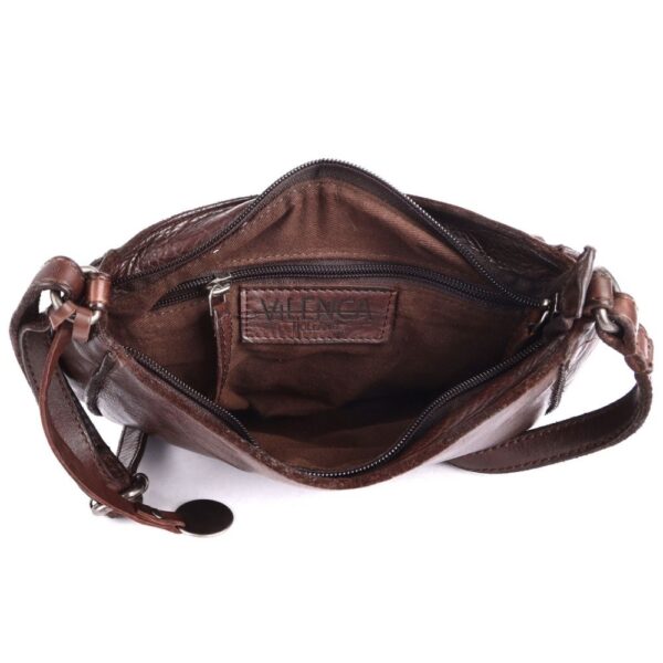 Genuine Leather Crossbody Sling Bag for Women, Purse for Women Trendy Casual Office Bag with Adjustable Strap