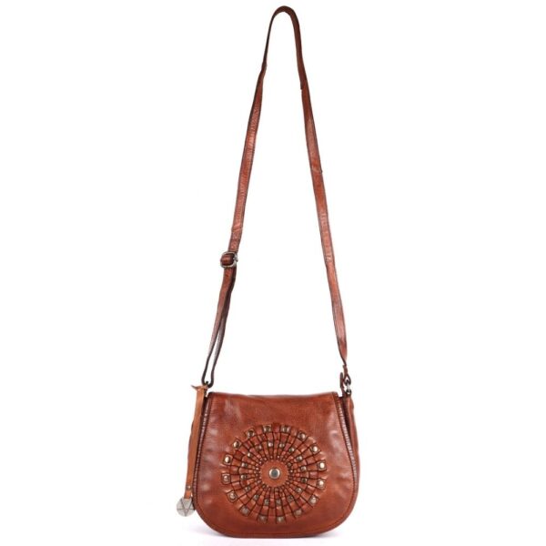 Genuine Leather Crossbody Sling Bag for Women, Purse for Women Trendy Casual Office Bag with Adjustable Strap