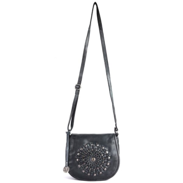 Genuine Leather Crossbody Sling Bag for Women, Purse for Women Trendy Casual Office Bag with Adjustable Strap