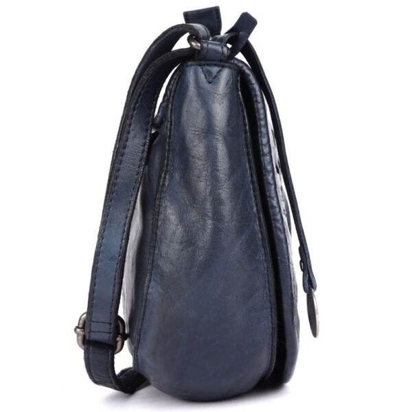 Genuine Leather Crossbody Sling Bag for Women, Purse for Women Trendy Casual Office Bag with Adjustable Strap