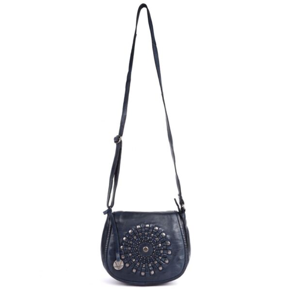 Genuine Leather Crossbody Sling Bag for Women, Purse for Women Trendy Casual Office Bag with Adjustable Strap