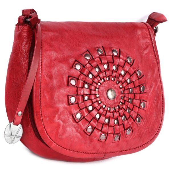 Genuine Leather Crossbody Sling Bag for Women, Purse for Women Trendy Casual Office Bag with Adjustable Strap