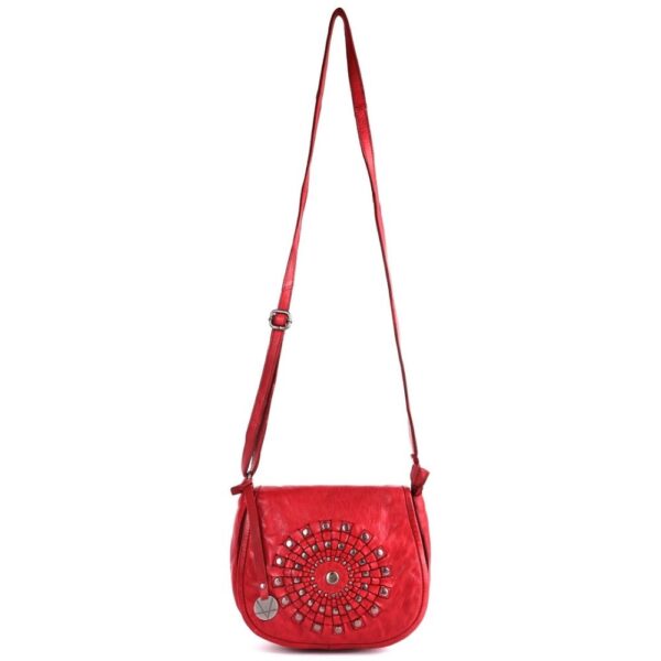 Genuine Leather Crossbody Sling Bag for Women, Purse for Women Trendy Casual Office Bag with Adjustable Strap