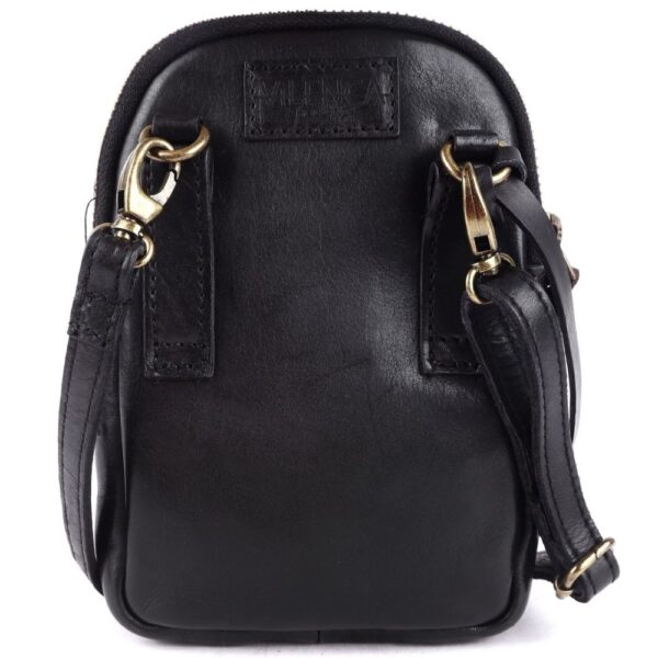 Genuine Leather Small Leather Crossbody Bags For Women Cell Phone Purse With Adjustable & Detachable Strap