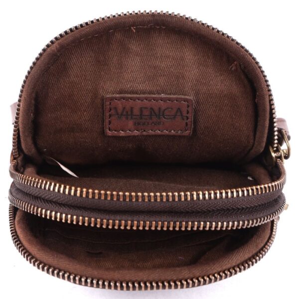 Genuine Leather Small Leather Crossbody Bags For Women Cell Phone Purse With Adjustable & Detachable Strap