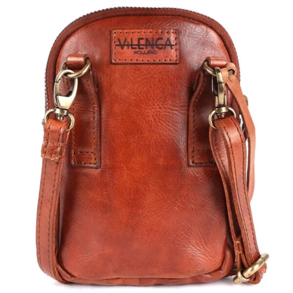 Genuine Leather Small Leather Crossbody Bags For Women Cell Phone Purse With Adjustable & Detachable Strap