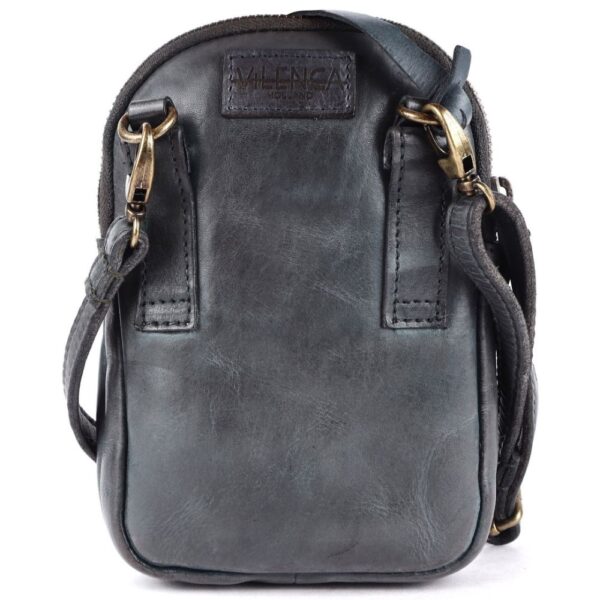 Genuine Leather Small Leather Crossbody Bags For Women Cell Phone Purse With Adjustable & Detachable Strap