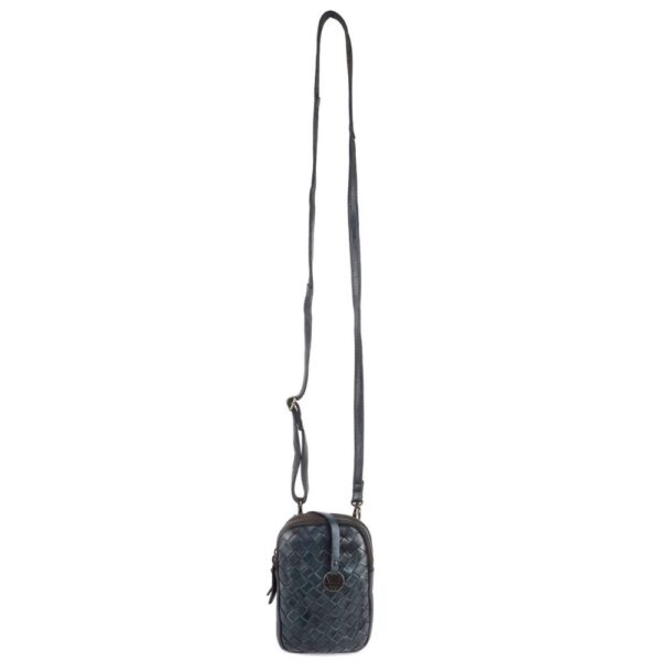 Genuine Leather Small Leather Crossbody Bags For Women Cell Phone Purse With Adjustable & Detachable Strap