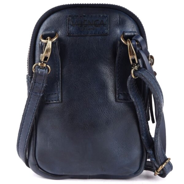 Genuine Leather Small Leather Crossbody Bags For Women Cell Phone Purse With Adjustable & Detachable Strap