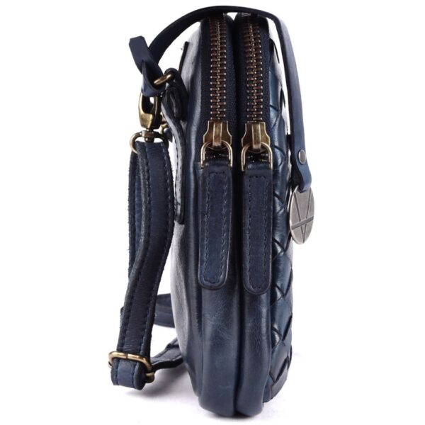 Genuine Leather Small Leather Crossbody Bags For Women Cell Phone Purse With Adjustable & Detachable Strap