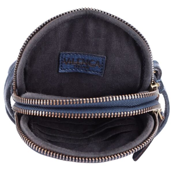 Genuine Leather Small Leather Crossbody Bags For Women Cell Phone Purse With Adjustable & Detachable Strap