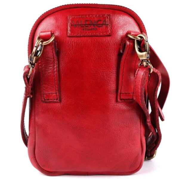 Genuine Leather Small Leather Crossbody Bags For Women Cell Phone Purse With Adjustable & Detachable Strap