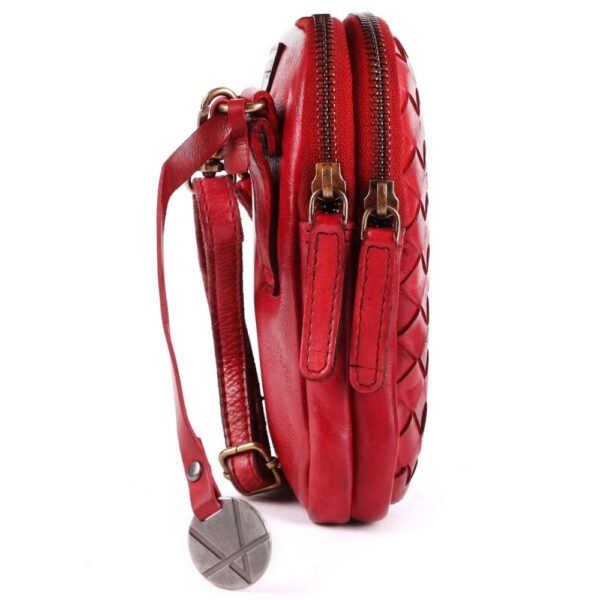 Genuine Leather Small Leather Crossbody Bags For Women Cell Phone Purse With Adjustable & Detachable Strap