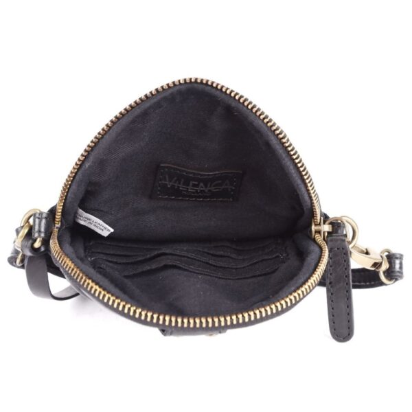Genuine Leather Small Leather Crossbody Bags For Women Cell Phone Purse With Adjustable & Detachable Strap