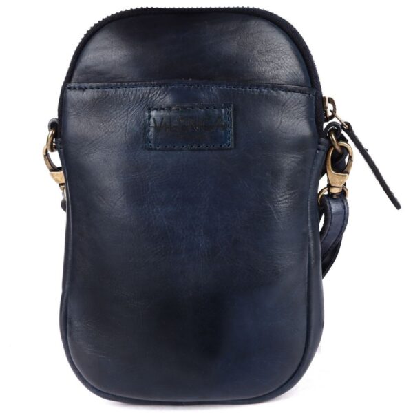 Genuine Leather Small Leather Crossbody Bags For Women Cell Phone Purse With Adjustable & Detachable Strap