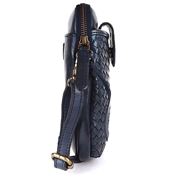 Genuine Leather Small Leather Crossbody Bags For Women Cell Phone Purse With Adjustable & Detachable Strap