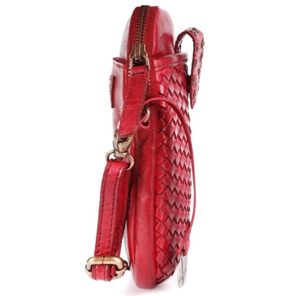 Genuine Leather Small Leather Crossbody Bags For Women Cell Phone Purse With Adjustable & Detachable Strap