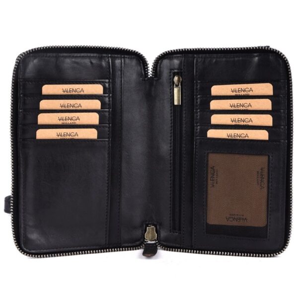 Genuine Leather Small Leather Crossbody Bags For Women Cell Phone Purse, Trendy Casual Detachable Strap