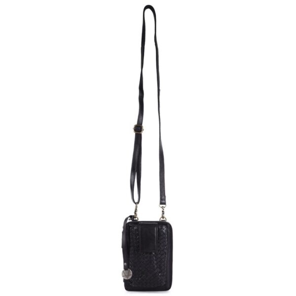 Genuine Leather Small Leather Crossbody Bags For Women Cell Phone Purse, Trendy Casual Detachable Strap