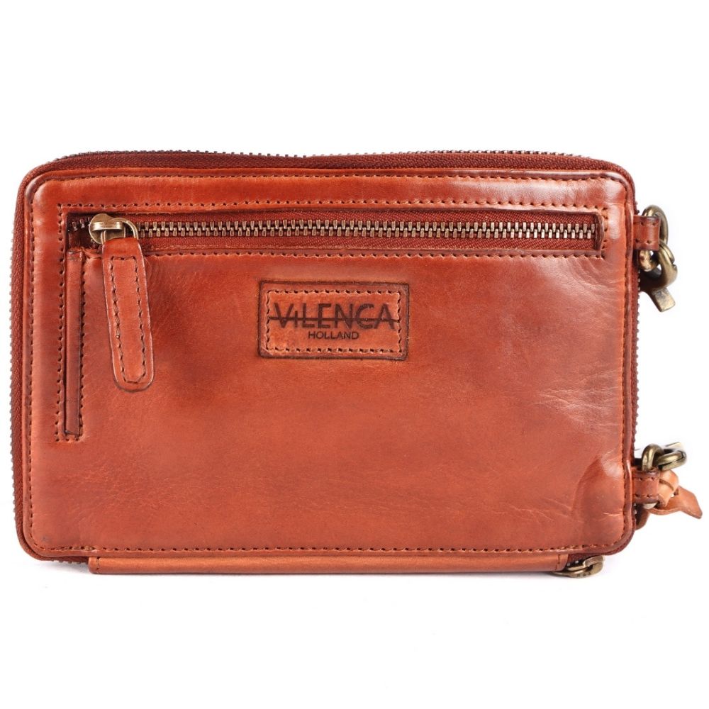 Genuine Leather Small Leather Crossbody Bags For Women Cell Phone Purse, Trendy Casual Detachable Strap