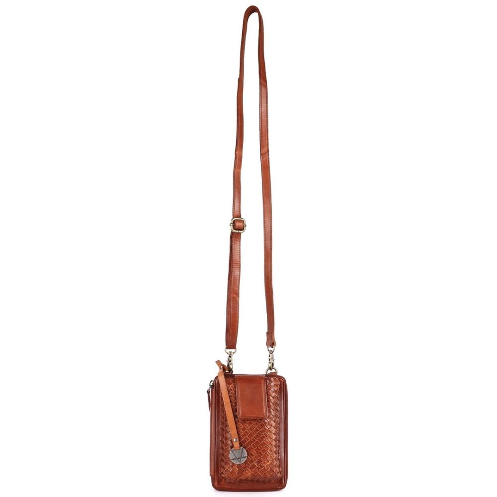 Genuine Leather Small Leather Crossbody Bags For Women Cell Phone Purse, Trendy Casual Detachable Strap
