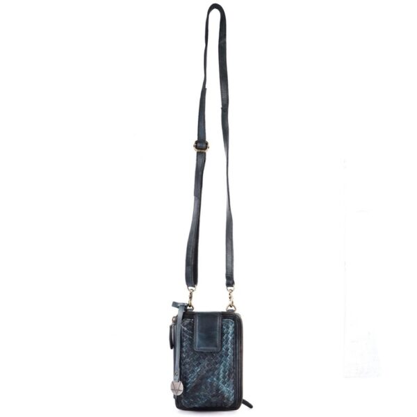Genuine Leather Small Leather Crossbody Bags For Women Cell Phone Purse, Trendy Casual Detachable Strap