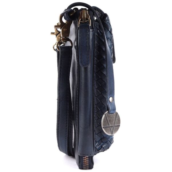 Genuine Leather Small Leather Crossbody Bags For Women Cell Phone Purse, Trendy Casual Detachable Strap