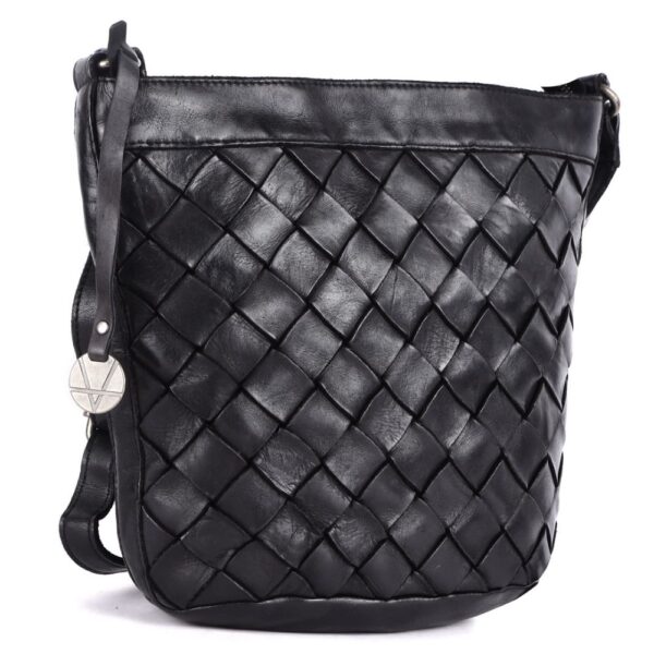 Genuine Leather Crossbody Sling Bag for Women - Trendy Casual Office Bag with Adjustable Strap