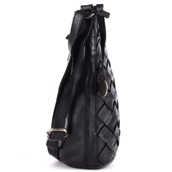 Genuine Leather Crossbody Sling Bag for Women - Trendy Casual Office Bag with Adjustable Strap