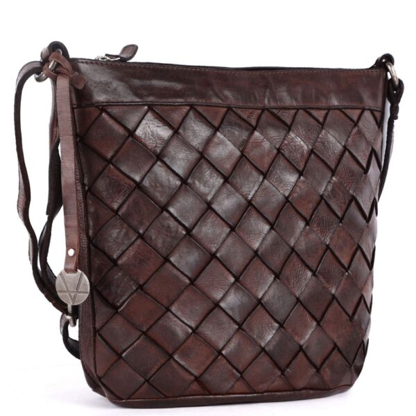 Genuine Leather Crossbody Sling Bag for Women - Trendy Casual Office Bag with Adjustable Strap