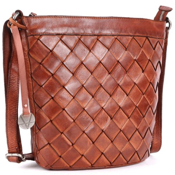 Genuine Leather Crossbody Sling Bag for Women - Trendy Casual Office Bag with Adjustable Strap