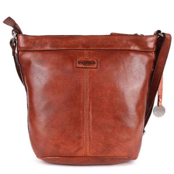 Genuine Leather Crossbody Sling Bag for Women - Trendy Casual Office Bag with Adjustable Strap