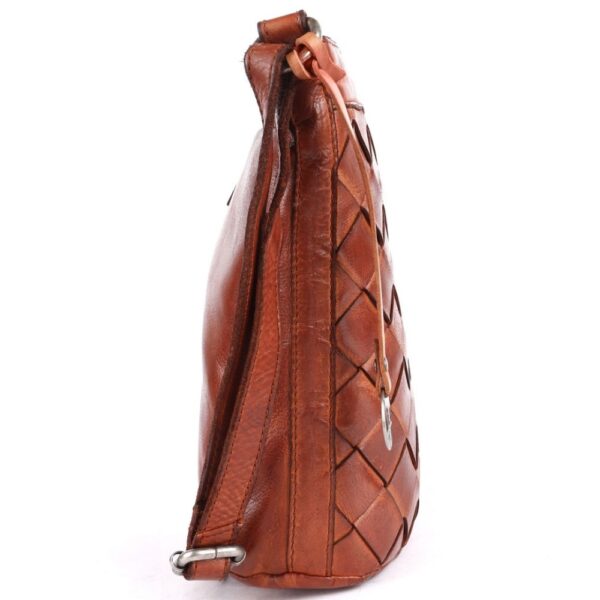 Genuine Leather Crossbody Sling Bag for Women - Trendy Casual Office Bag with Adjustable Strap