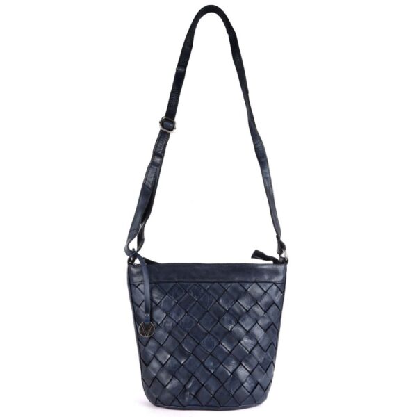 Genuine Leather Crossbody Sling Bag for Women - Trendy Casual Office Bag with Adjustable Strap