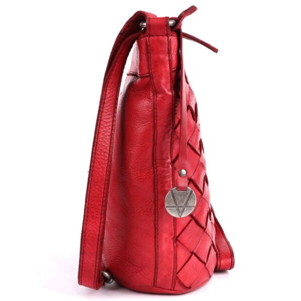 Genuine Leather Crossbody Sling Bag for Women - Trendy Casual Office Bag with Adjustable Strap
